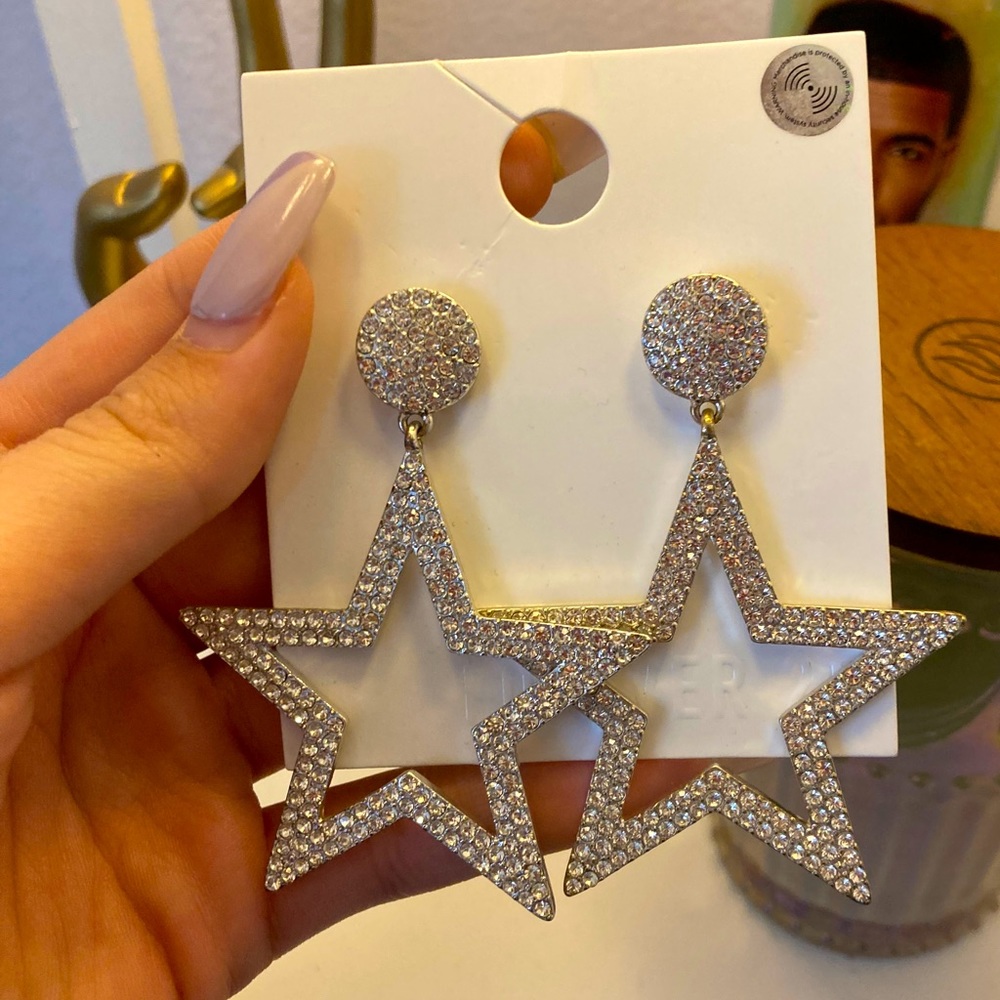 Bling Star Earrings